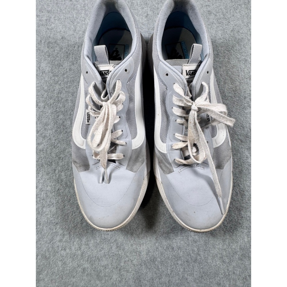 Vans UltraRange Rapidweld Mens 12 Gray White Low Top Sneakers 721356